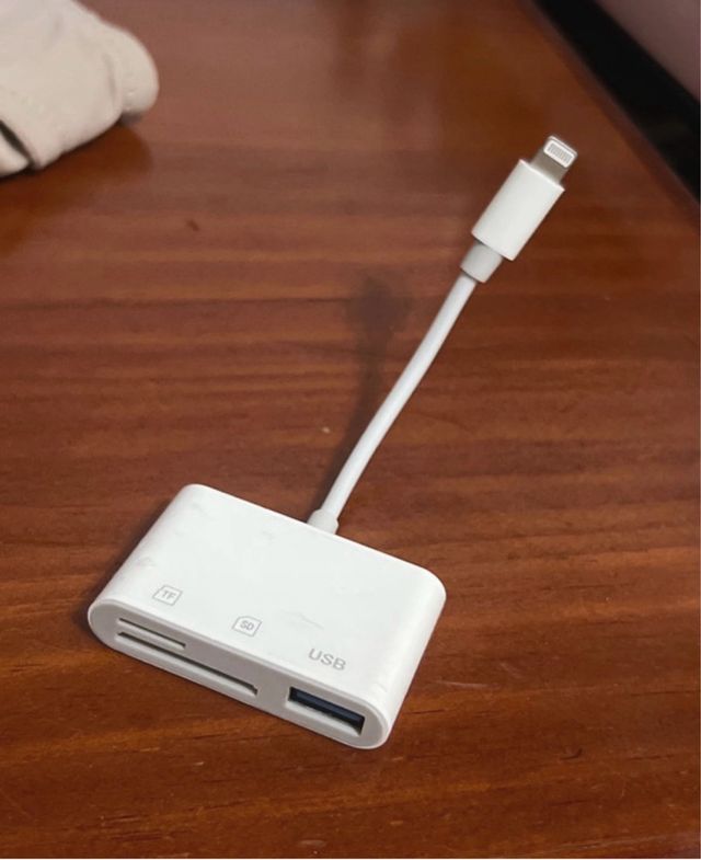 Adaptador iPhone TF SD USB