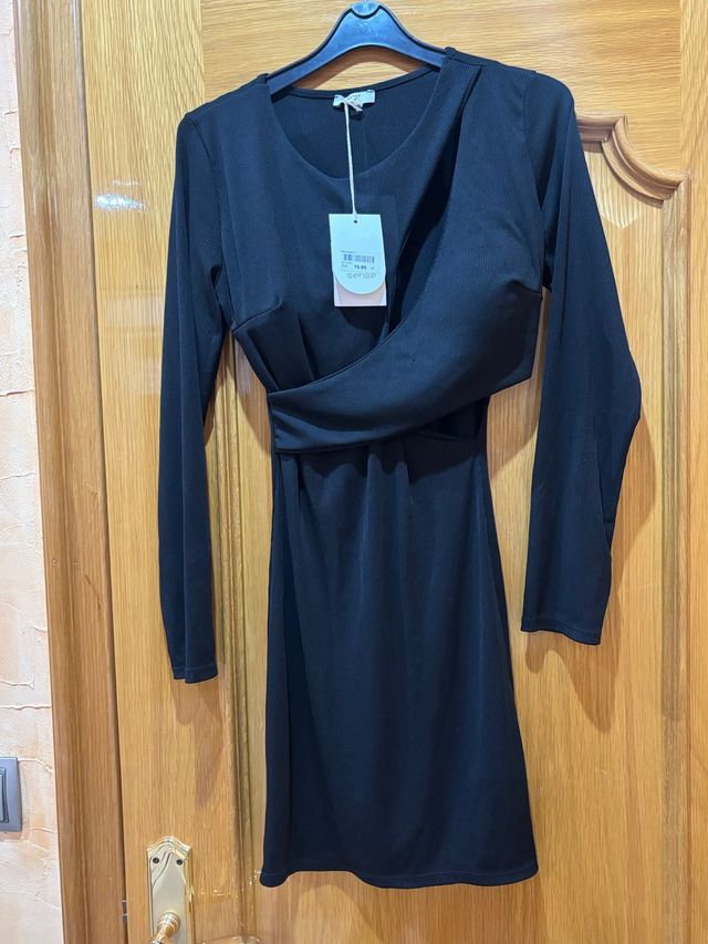 Vestido negro corto S/M sin estrenar con etiqueta