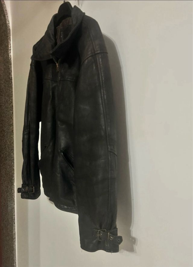 Giacca in pelle Giancarlo marrone