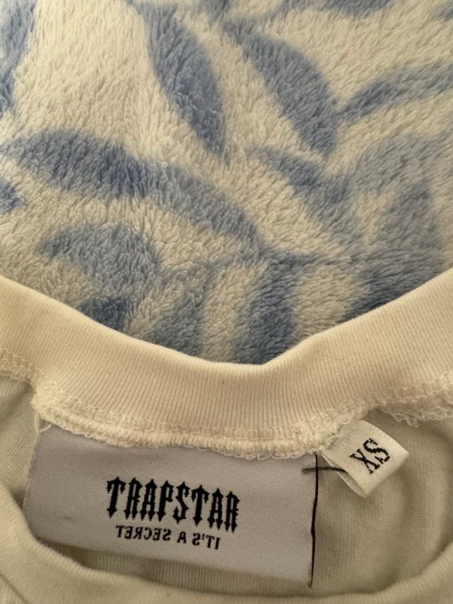Chandal  Trapstar corto blanco y azul