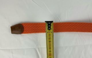 Cinturón elástico trenzado naranja