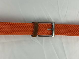 Cinturón elástico trenzado naranja