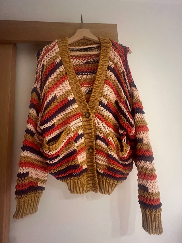 Chaqueta punto Zara multicolor