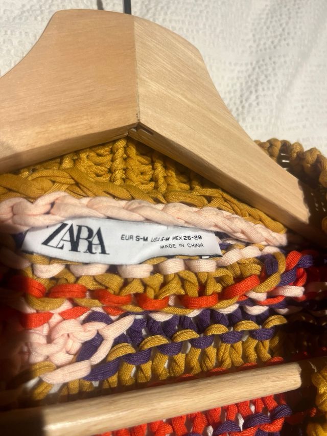 Chaqueta punto Zara multicolor