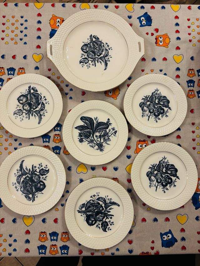 PIATTI DA TORTA ANTICO LAVENO INIZI 1900