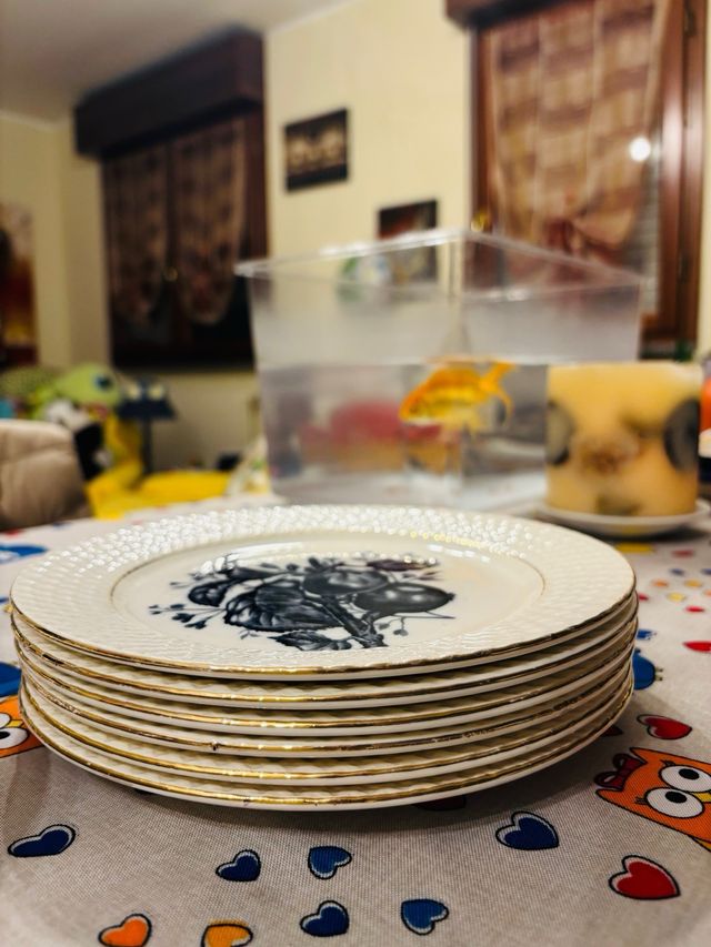 PIATTI DA TORTA ANTICO LAVENO INIZI 1900