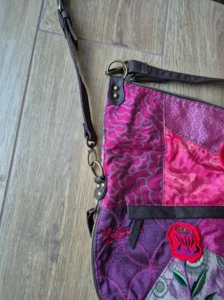 Borsa a tracolla Desigual floreale multicolor
