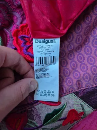 Borsa a tracolla Desigual floreale multicolor