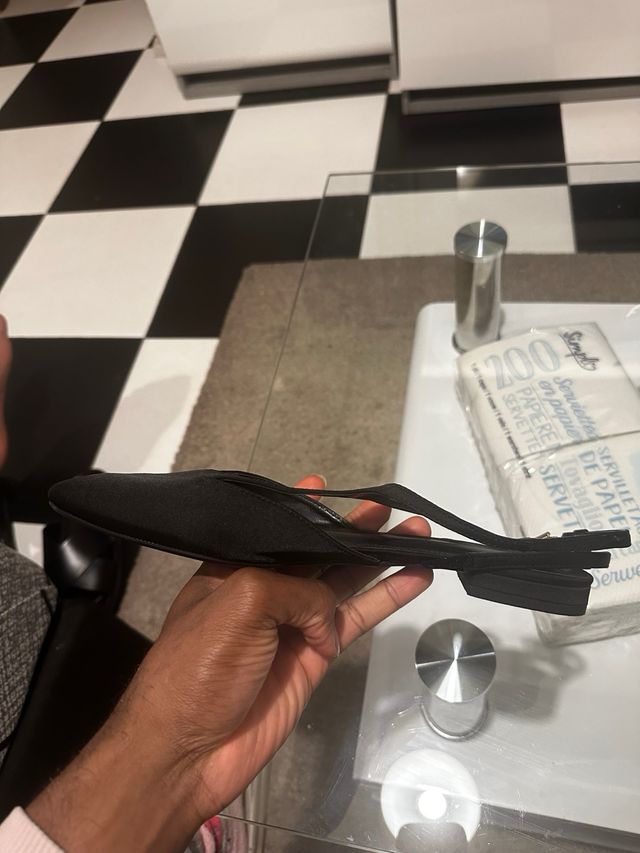 Zapatos Zara Negros Tira Tobillo