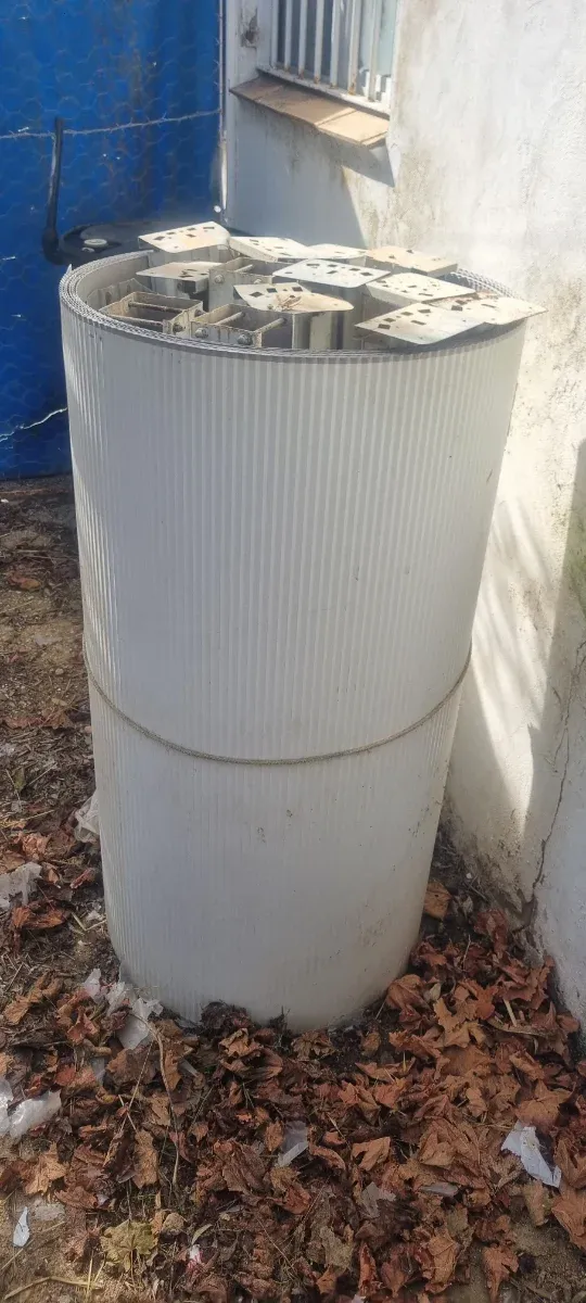 Piscina desmontable GRE acero blanco