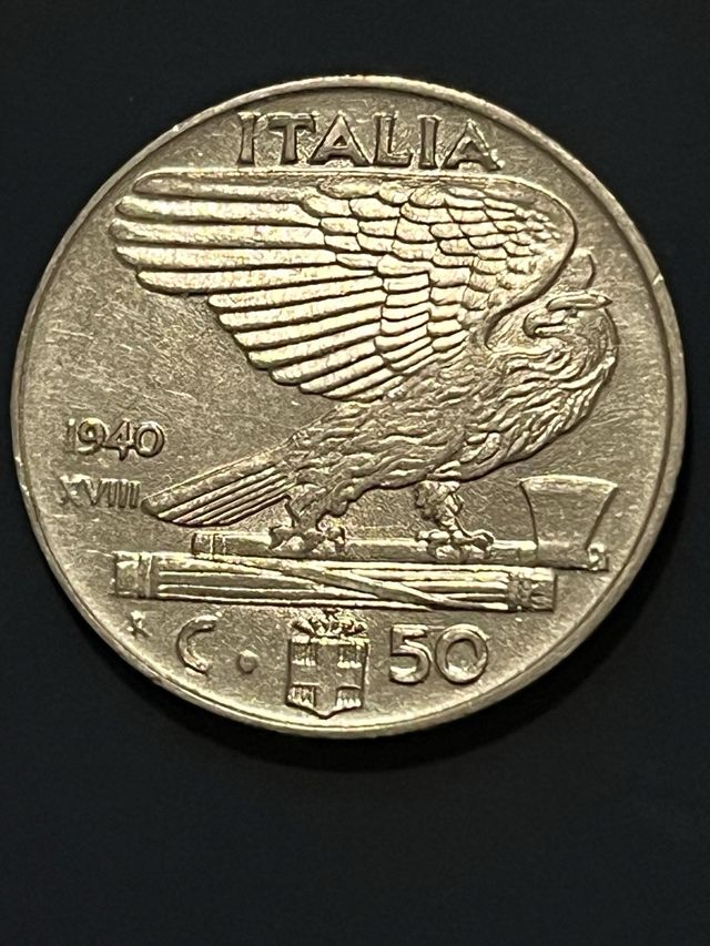 50 Centesimi Italia 1940