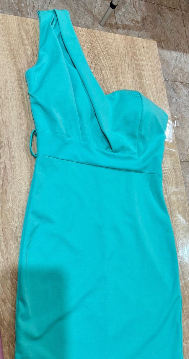 Vestido corto azul turquesa sin estrenar