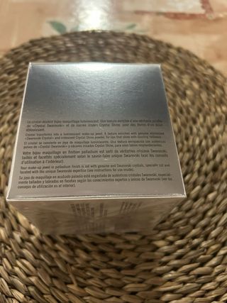 Joya Maquillaje Gloss Swarovski Rosa y Plata10