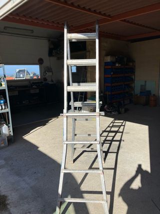 2 Escaleras Aluminio Extensibles