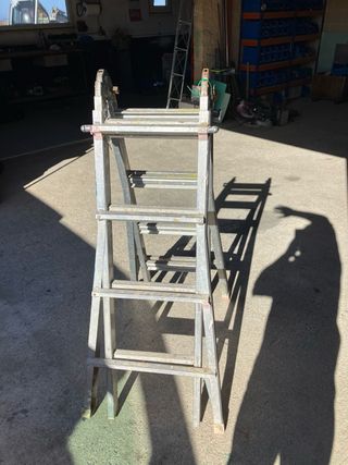 2 Escaleras Aluminio Extensibles