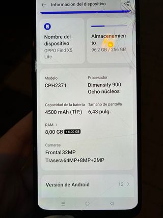 Telefono cellulare OPPO Find X5 Lite nero