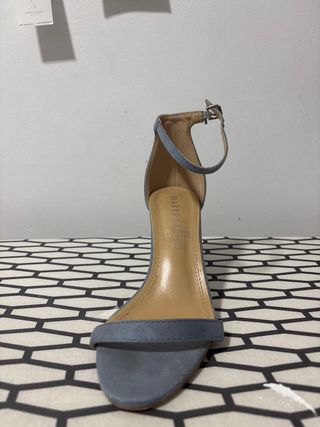 Sandalias tacón verano azul celeste