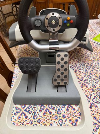 Volante Xbox 360 Microsoft testato funzionante