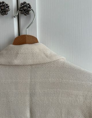 Cappotto Zara Beige/Bianco Taglia M