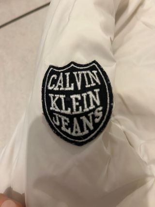 Piumino Calvin Klein bianco donna