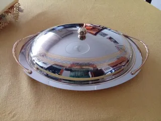 Pirofila metallo oro e argento