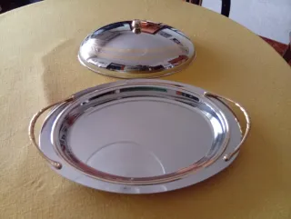 Pirofila metallo oro e argento