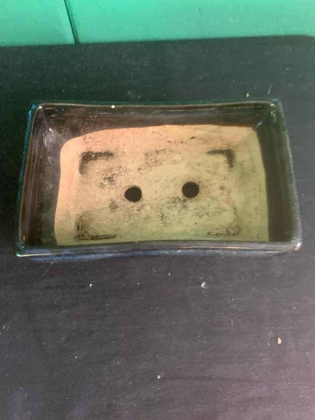 2 macetas antiguos cerámica y terracota