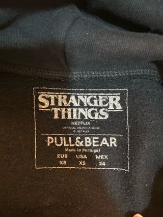 Sudadera Stranger Things Talla S