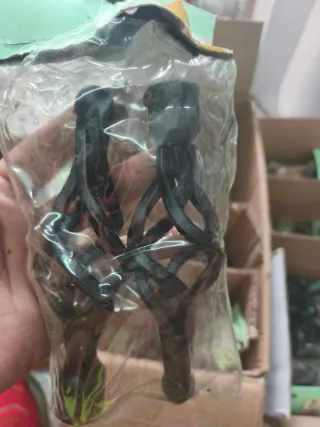 Lote 120 parejas Terminales Cortina Forja