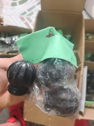 Lote 120 parejas Terminales Cortina Forja