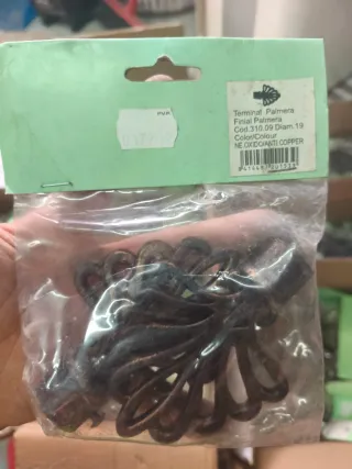 Lote 120 parejas Terminales Cortina Forja