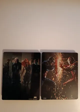 Pack Steelbooks Capitán América Blu-ray