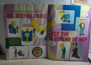 Álbum Cromos Simpsons II + 103 Cromos