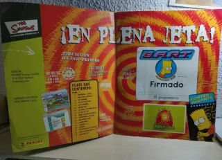 Álbum Cromos Simpsons II + 103 Cromos