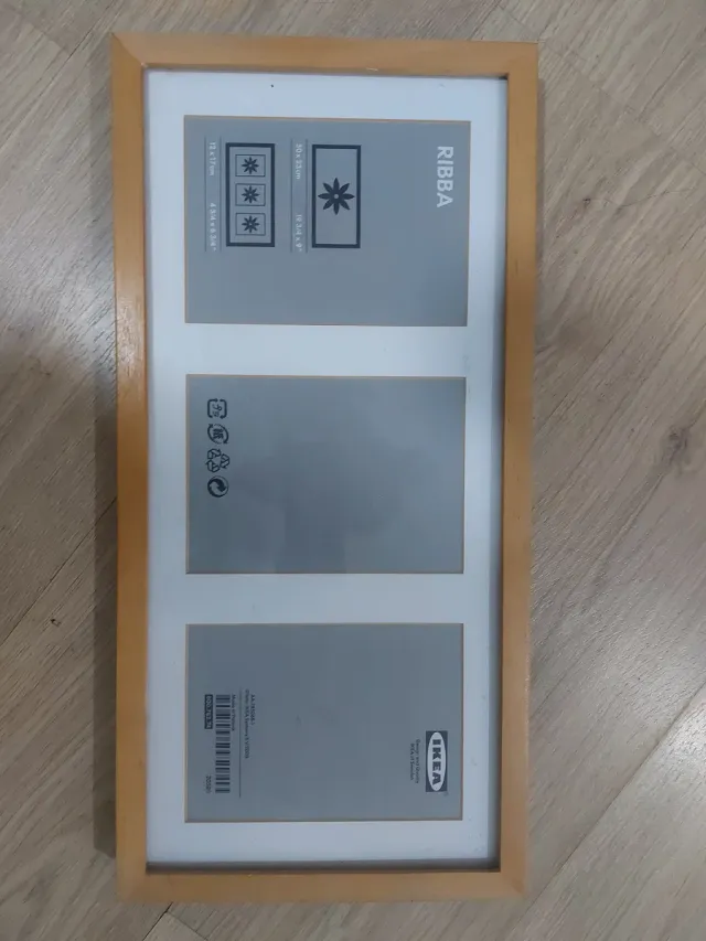 Portarretratos madera 3 fotos RIBBA IKEA