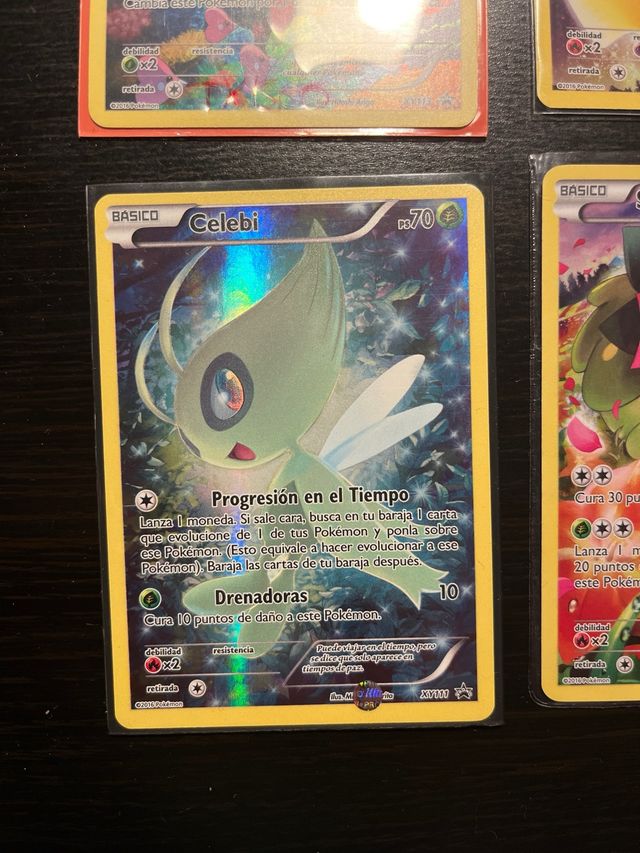 Lote 4 Cartas Pokémon Promocionales