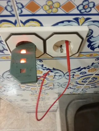 Comprobador de corriente vintage