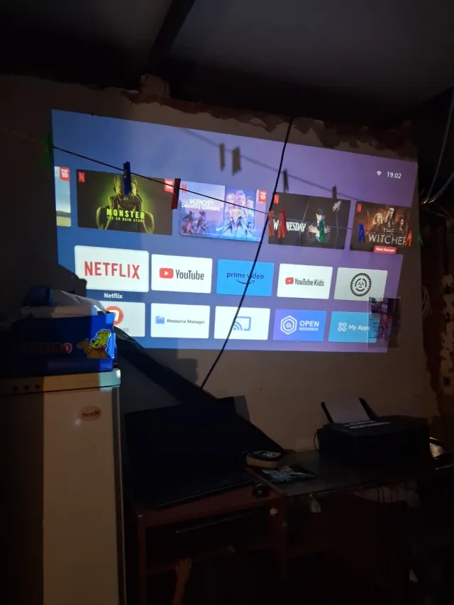 Proyector Netflix con Apps