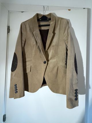 Americana Zara Terciopelo Coderas Talla 38