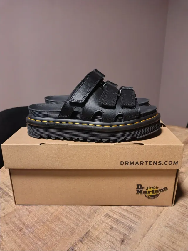 Sandalias Dr. Martens Raine Slide Negras 37