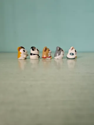 5 personaggi Hamtaro collezione Dolci Preziosi
