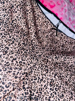 Shorts de estampado animal print