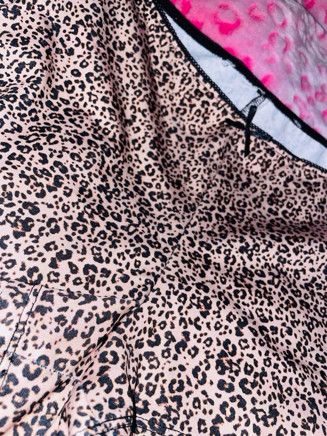 Shorts de estampado animal print