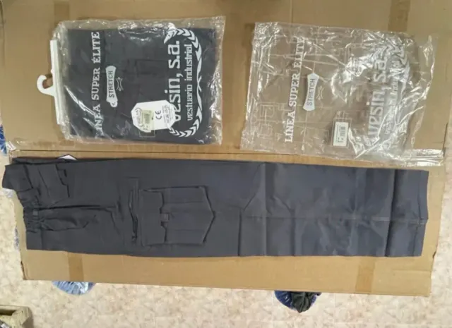 Pantalones de trabajo grises Talla 48 los dos