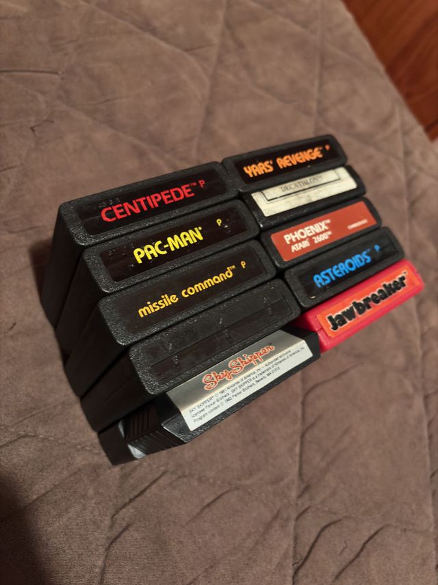 Lote 10 Juegos Atari 2600 Arcade