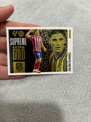 Carta Supreme Extra Gold Julián Álvarez