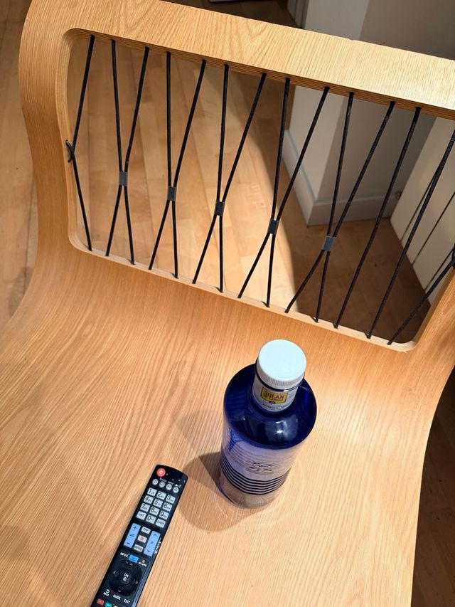 Silla diseño madera y metal