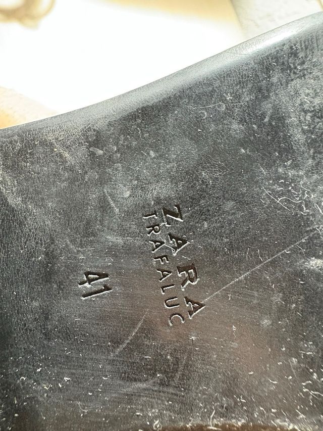 Botines Zara Negros Talla 38