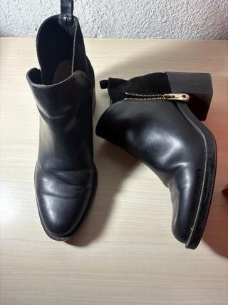 Botines Zara Negros Talla 38
