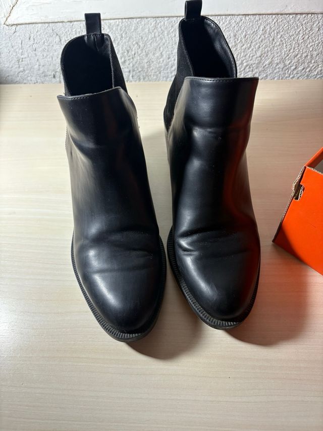 Botines Zara Negros Talla 38